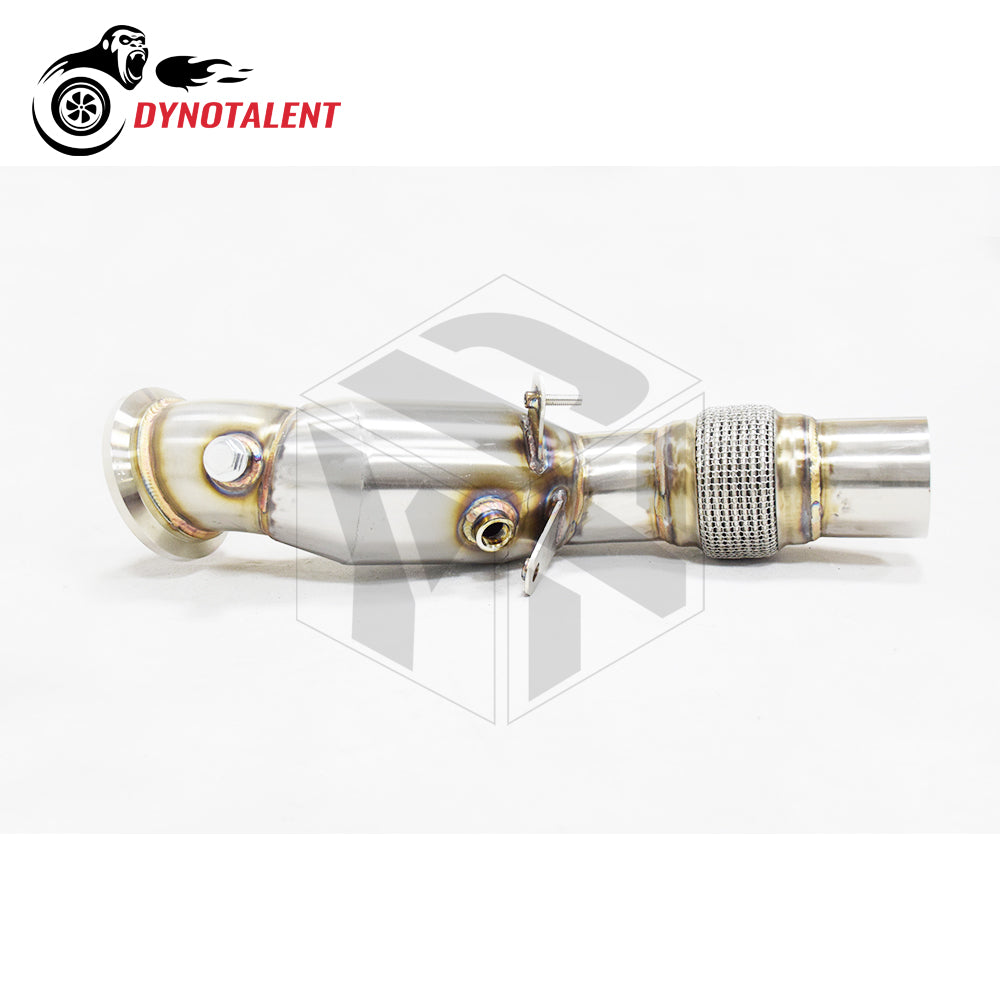 Dynotalent 3'' Catless Turbo Downpipe F30/31/34 B48 230i 320i 330e 330i F32/F33/F36 430i 2.0L 2016+ 25HP+