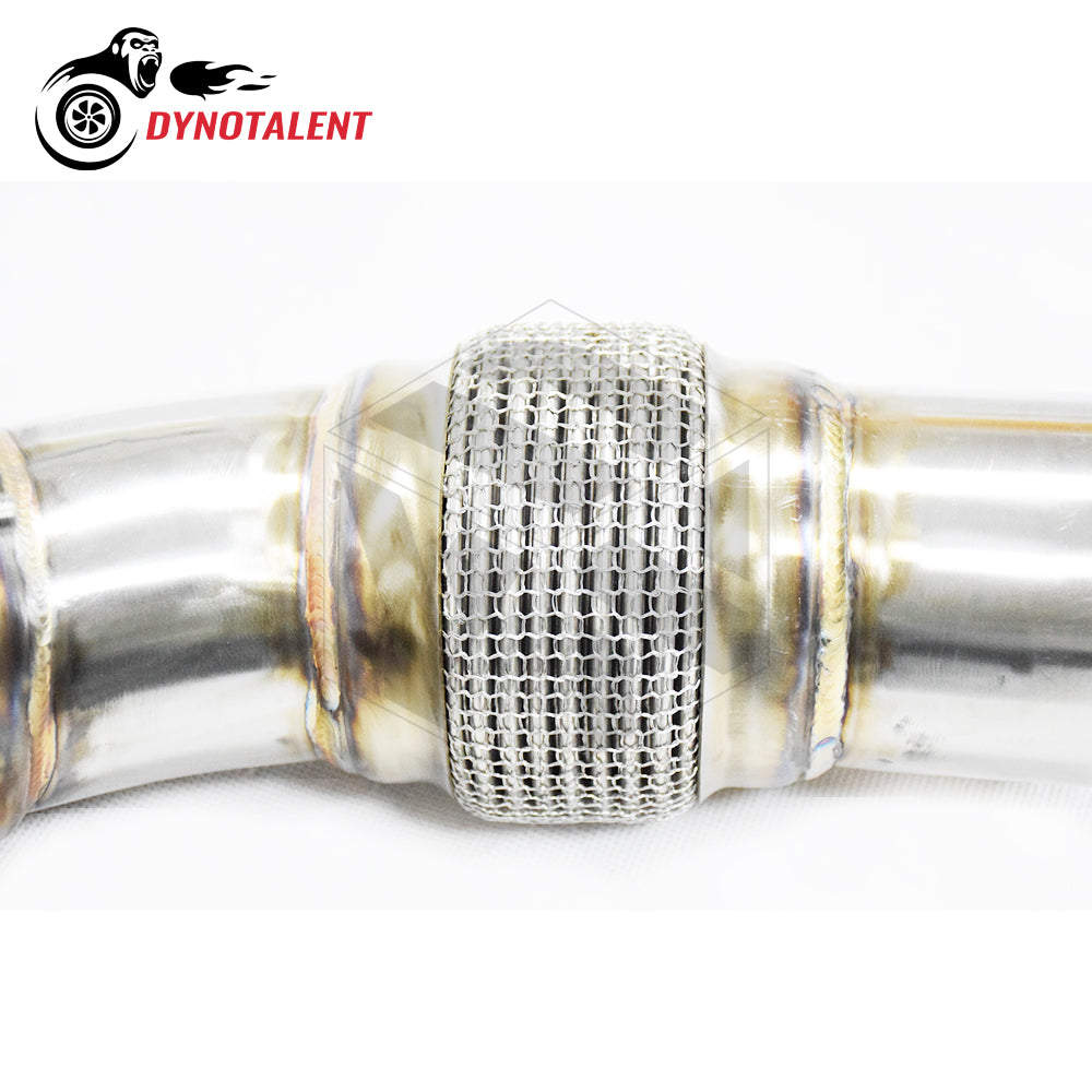 Dynotalent 3'' Catless Turbo Downpipe F30/31/34 B48 230i 320i 330e 330i F32/F33/F36 430i 2.0L 2016+ 25HP+