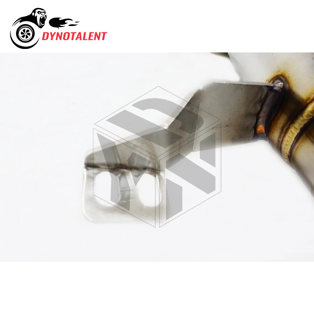 Dynotalent Exhaust SS304 3.5'' Catless Downpipe For Mini Cooper S B38 B48 MK3 F56 1.5T 2.0T 2014-2018