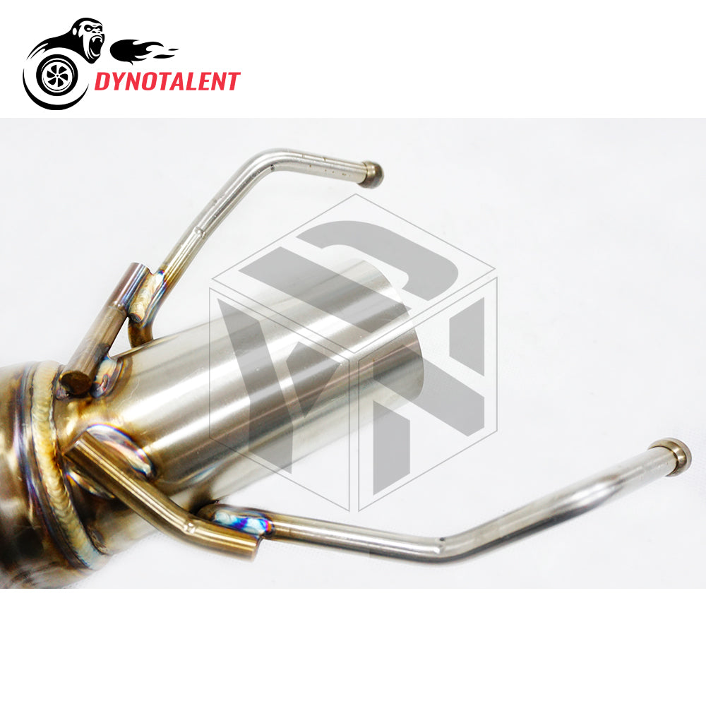 Dynotalent Exhaust SS304 3.5'' Catless Downpipe For Mini Cooper S B38 B48 MK3 F56 1.5T 2.0T 2014-2018