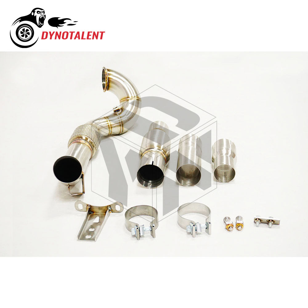 Dynotalent 200cell Sport Cat Downpipe For MK7 MK7.5 G TI A3 FWD 1.8T 2.0T Seat Leon Cupra 5F