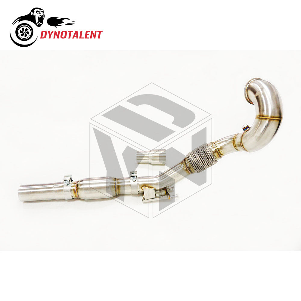 Dynotalent 200cell Sport Cat Downpipe For MK7 MK7.5 G TI A3 FWD 1.8T 2.0T Seat Leon Cupra 5F