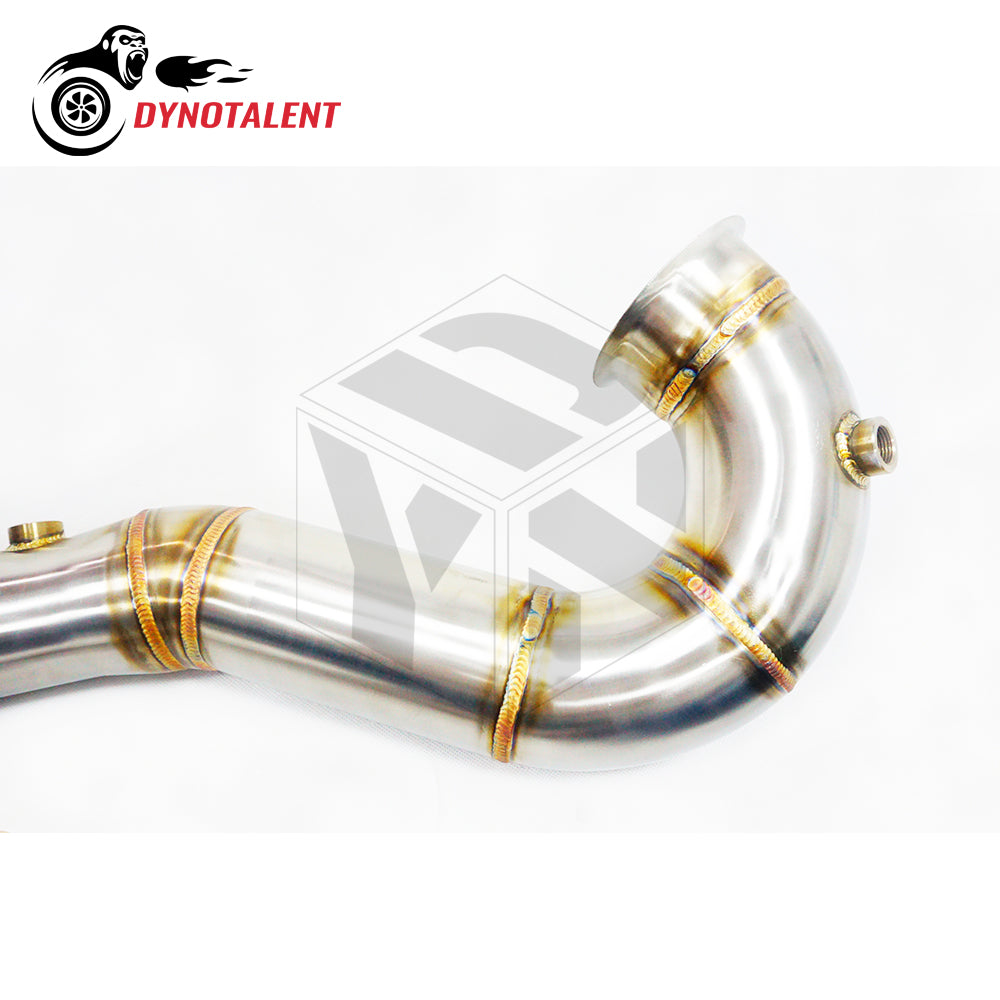 Dynotalent 3.5'' CATLESS DOWNPIPE FOR 2014-2016 MERCEDES BANZ AMG GLA45 CLA45 A45 25HP+