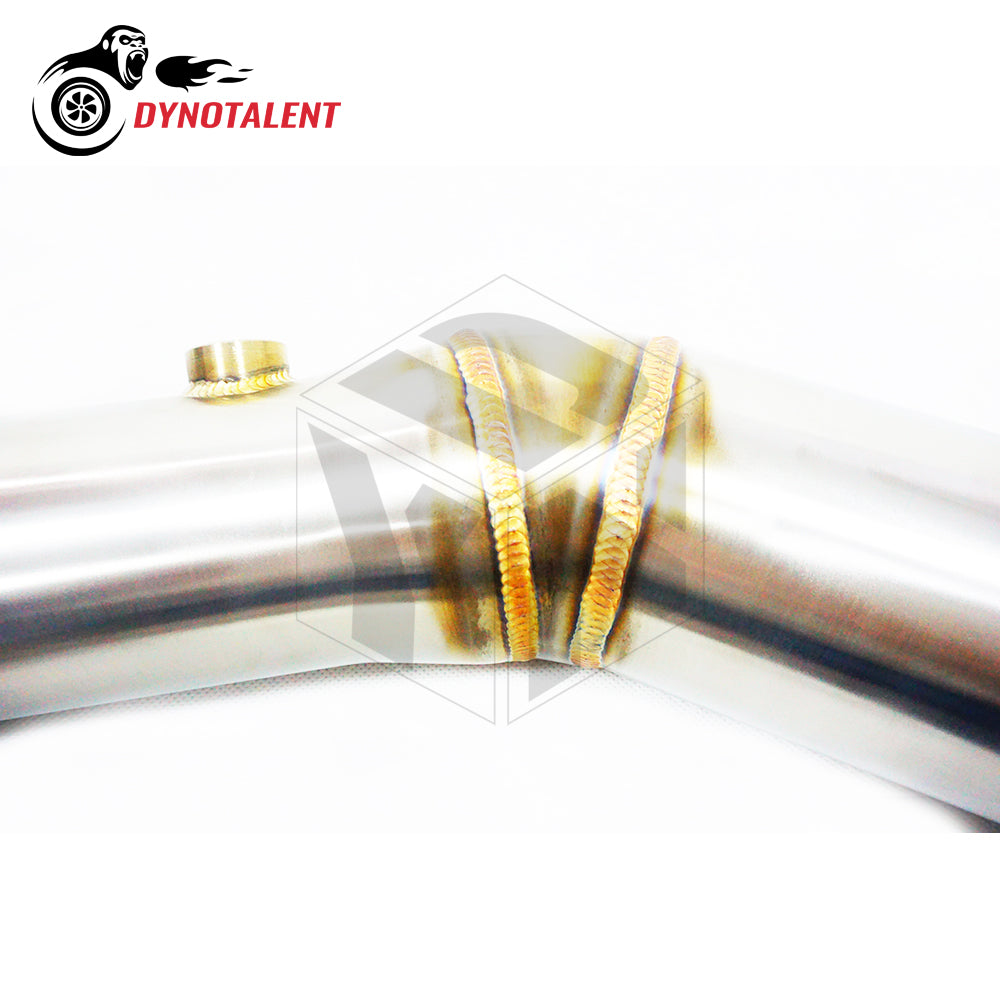 Dynotalent 3.5'' CATLESS DOWNPIPE FOR 2014-2016 MERCEDES BANZ AMG GLA45 CLA45 A45 25HP+