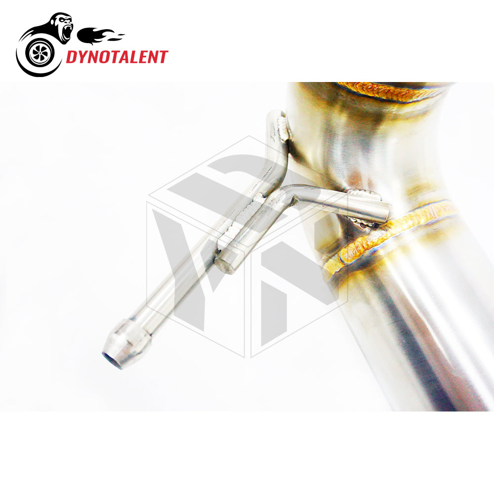 Dynotalent 3.5'' CATLESS DOWNPIPE FOR 2014-2016 MERCEDES BANZ AMG GLA45 CLA45 A45 25HP+