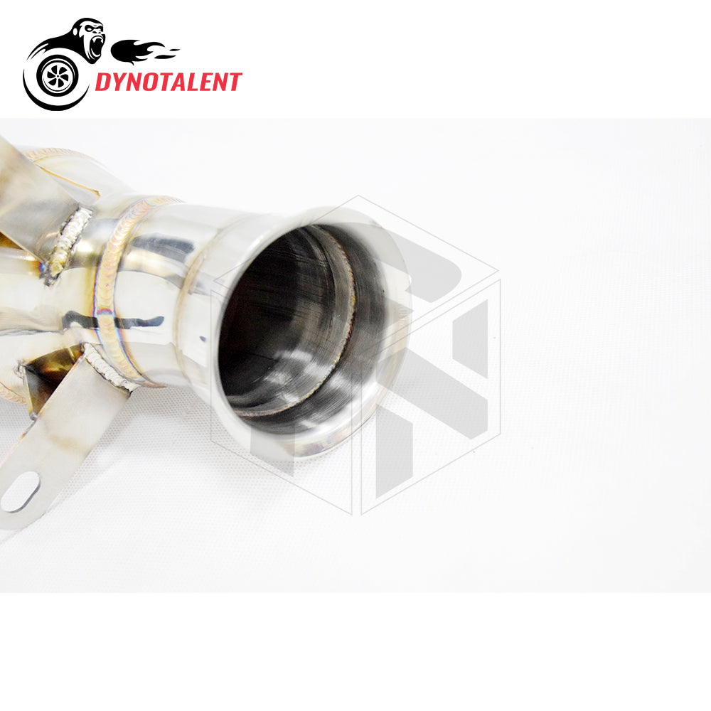 Dynotalent SS304 3.0'' Exhaust Decat Downpipe M2 F87 M235I F22 M135I F20 F21 2016-2019 N55