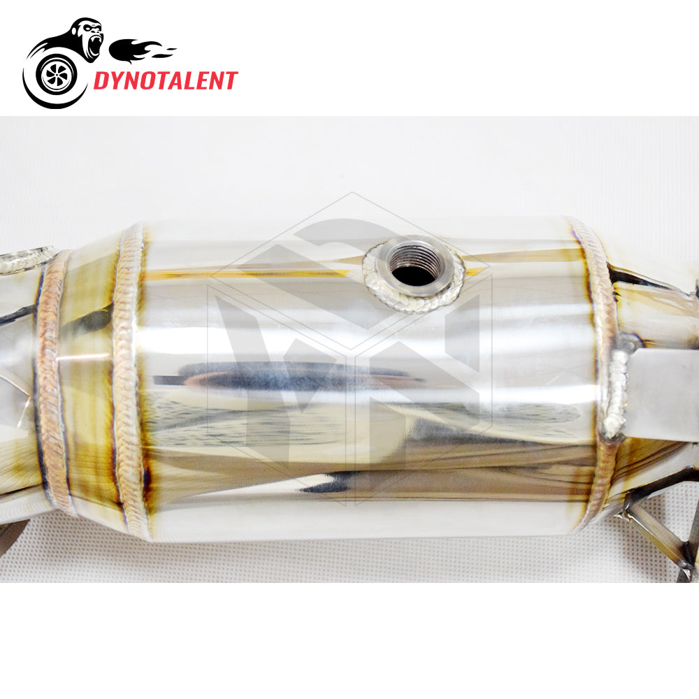 Dynotalent SS304 3.0'' Exhaust Decat Downpipe M2 F87 M235I F22 M135I F20 F21 2016-2019 N55