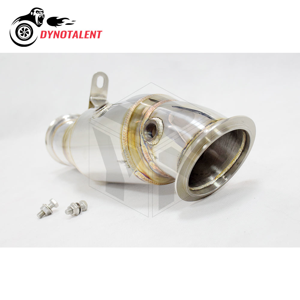 Dynotalent SS304 3.0'' Exhaust Decat Downpipe M2 F87 M235I F22 M135I F20 F21 2016-2019 N55