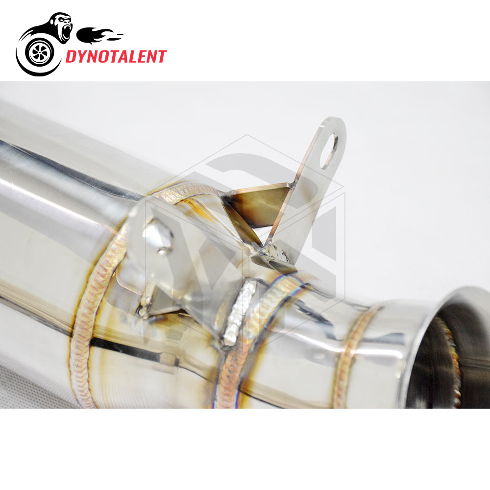 Dynotalent SS304 3.0'' Exhaust Decat Downpipe M2 F87 M235I F22 M135I F20 F21 2016-2019 N55