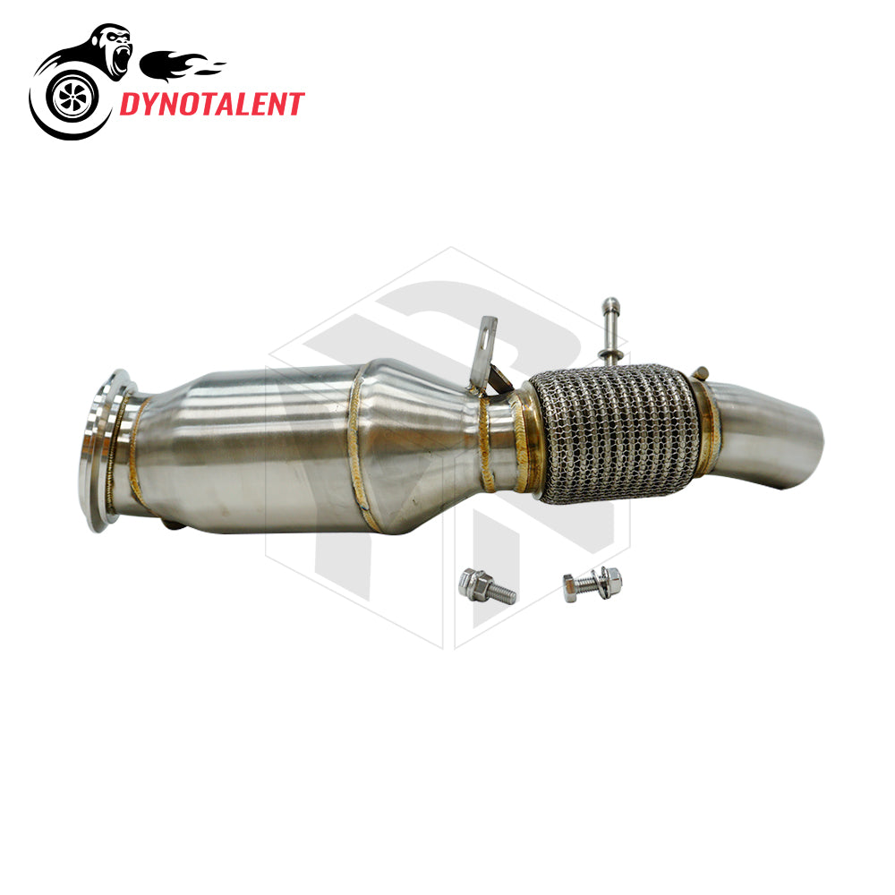 Dynotalent Stainless Steel 304 3.0'' Catless Downpipe For BMW N20 528i 520i 523i 525i 530i 535i N20 F10 F18 2010-2016