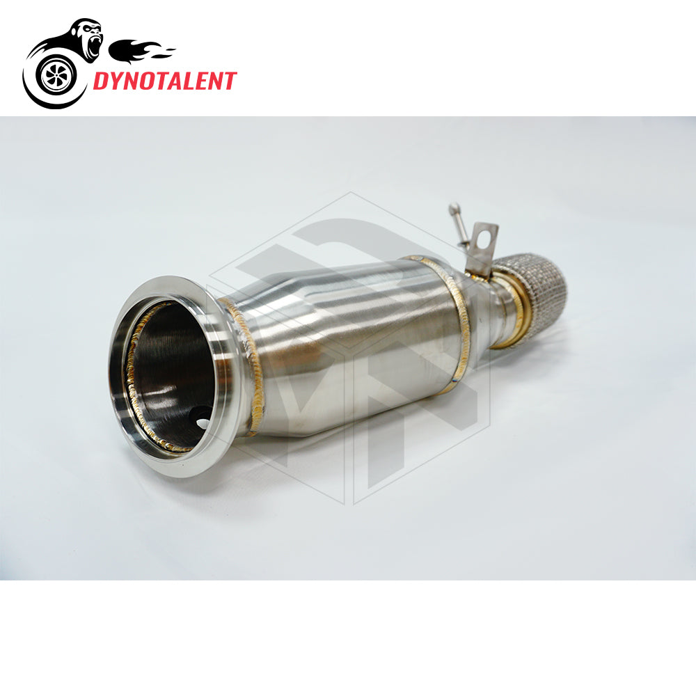 Dynotalent Stainless Steel 304 3.0'' Catless Downpipe For BMW N20 528i 520i 523i 525i 530i 535i N20 F10 F18 2010-2016