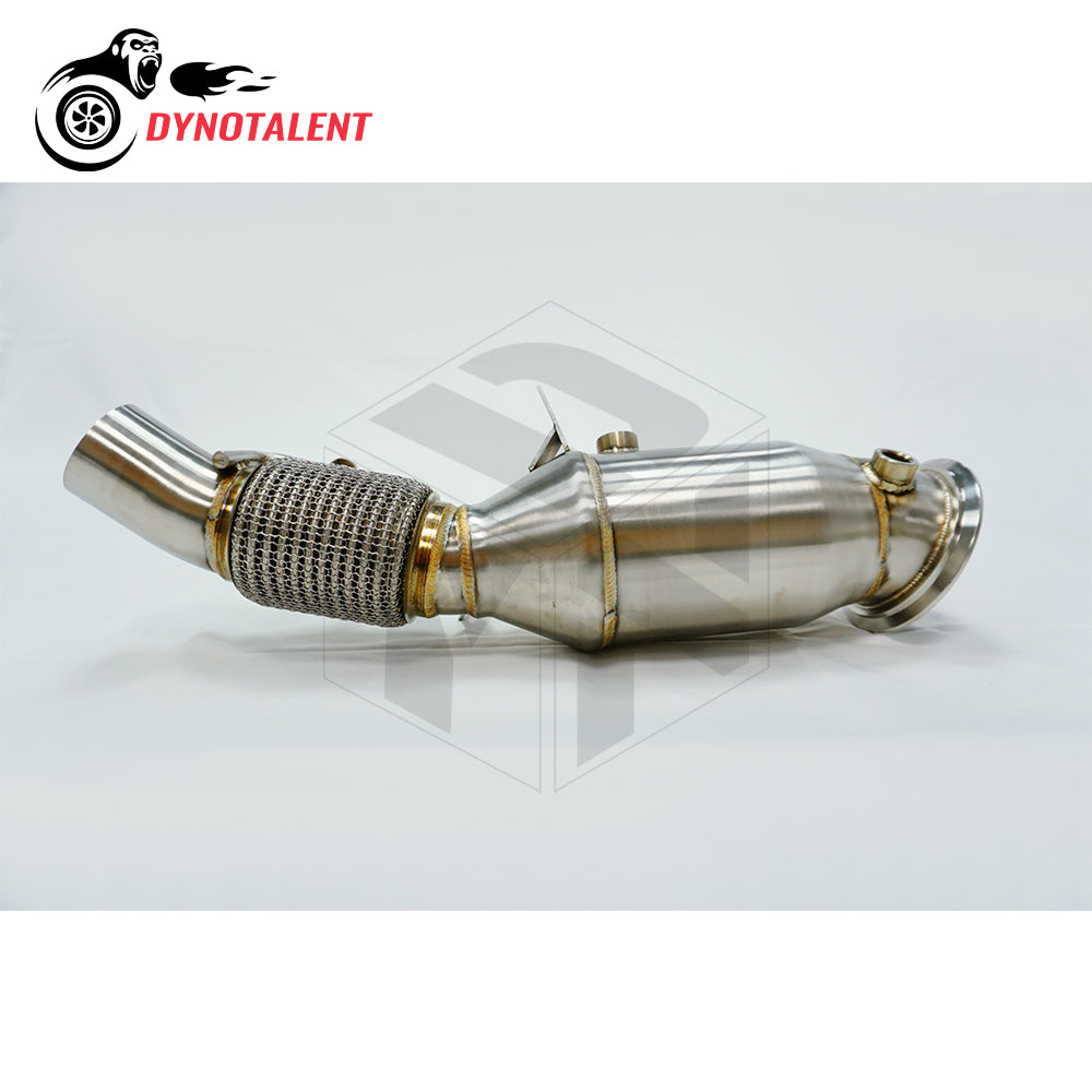 Dynotalent Stainless Steel 304 3.0'' Catless Downpipe For BMW N20 528i 520i 523i 525i 530i 535i N20 F10 F18 2010-2016