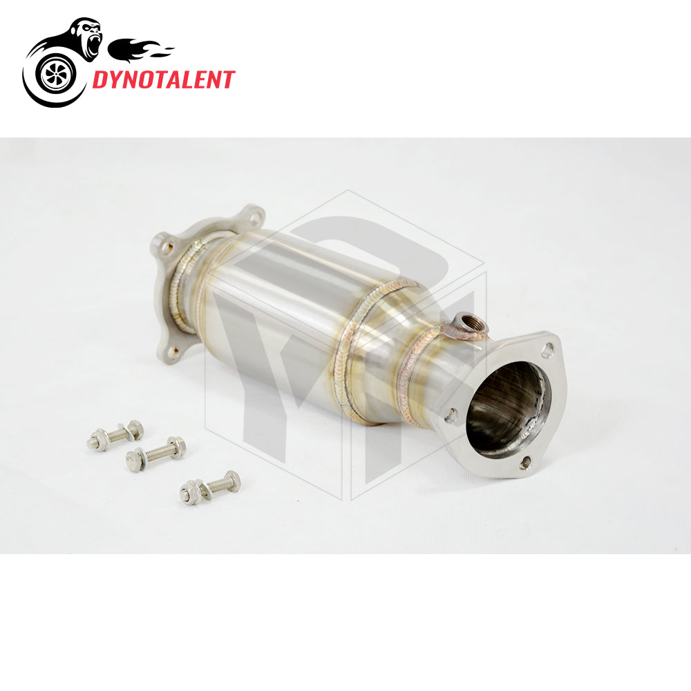 Dynotalent SS304 High Flow Performance 3.0'' Catless Downpipe For AUDI A4 A5 B9 Q5 2.0TFSI 2017+