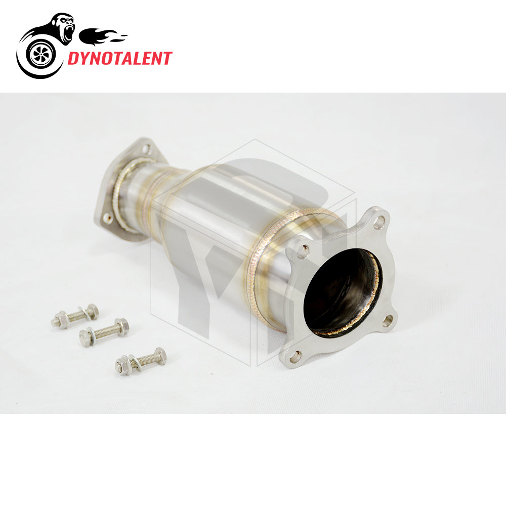 Dynotalent SS304 High Flow Performance 3.0'' Catless Downpipe For AUDI A4 A5 B9 Q5 2.0TFSI 2017+