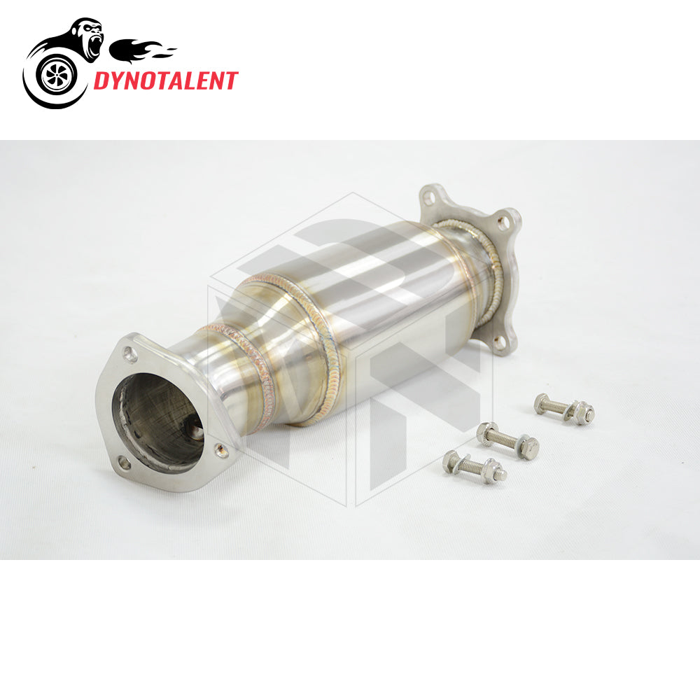 Dynotalent SS304 High Flow Performance 3.0'' Catless Downpipe For AUDI A4 A5 B9 Q5 2.0TFSI 2017+