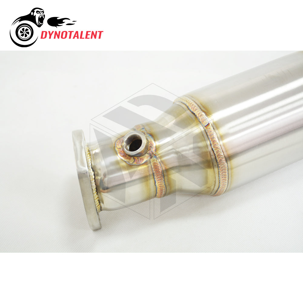 Dynotalent SS304 High Flow Performance 3.0'' Catless Downpipe For AUDI A4 A5 B9 Q5 2.0TFSI 2017+