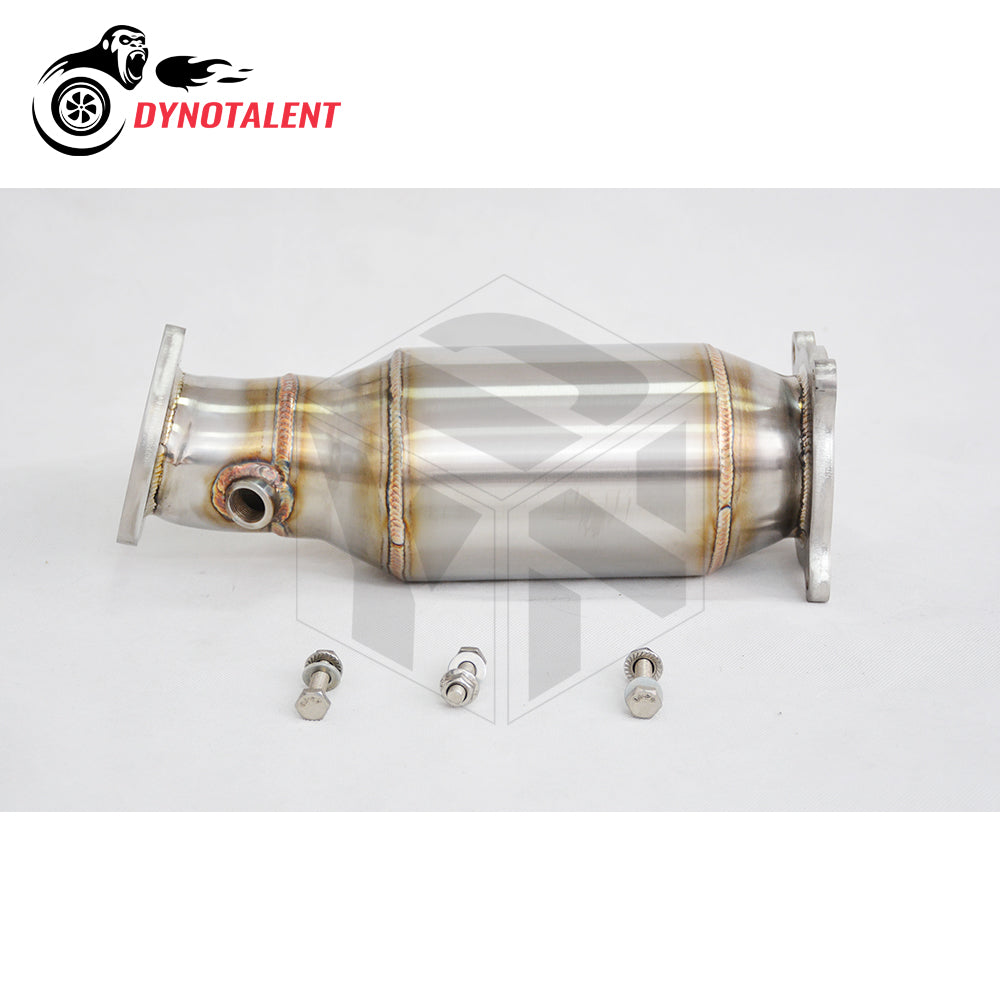 Dynotalent SS304 High Flow Performance 3.0'' Catless Downpipe For AUDI A4 A5 B9 Q5 2.0TFSI 2017+