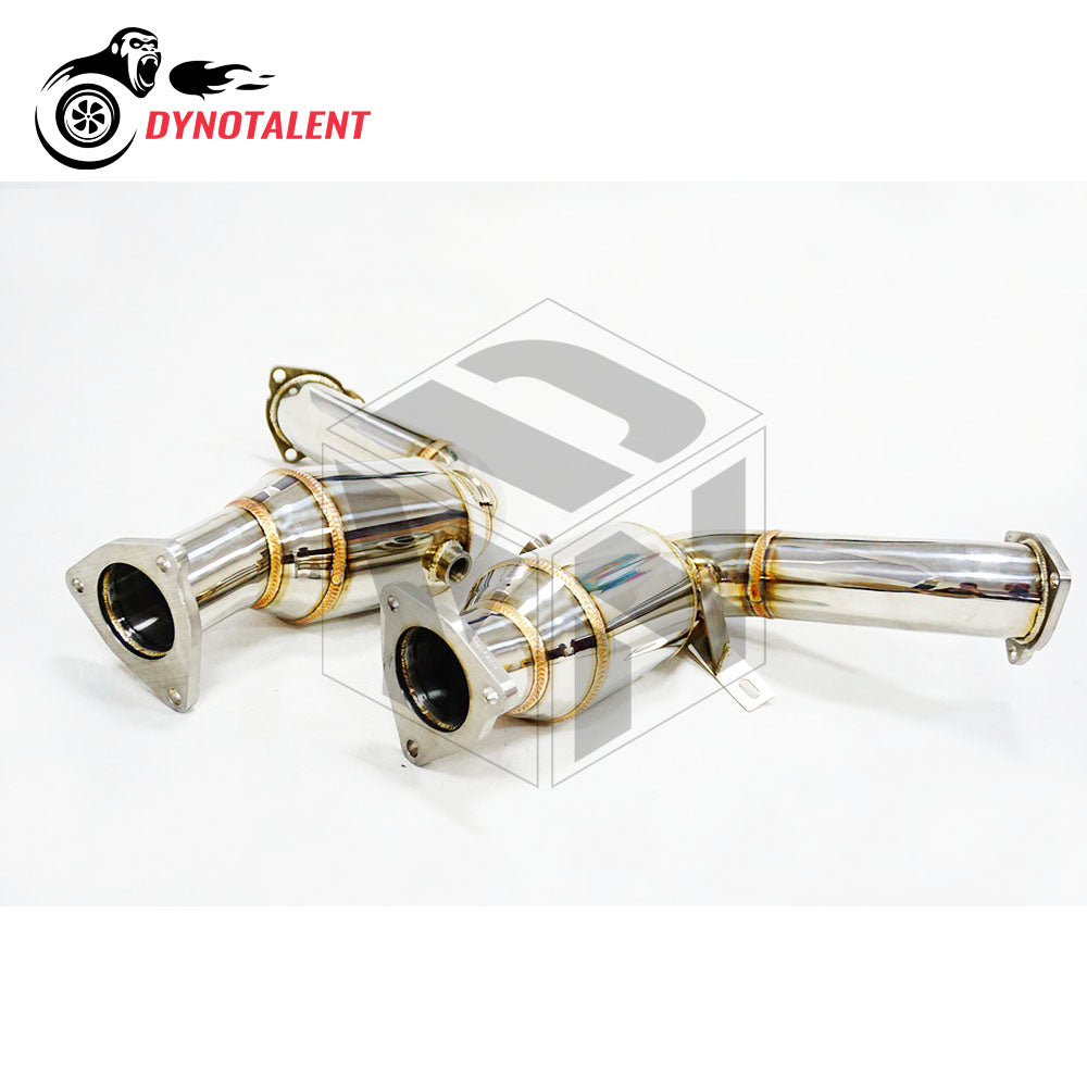 Dynotalent TFSI High Flow Catless Downpipe For AUDI S4 S5 A6 A7 A8 B8 Q5 SQ5 A7 C7 V6 3.0 2009-2018