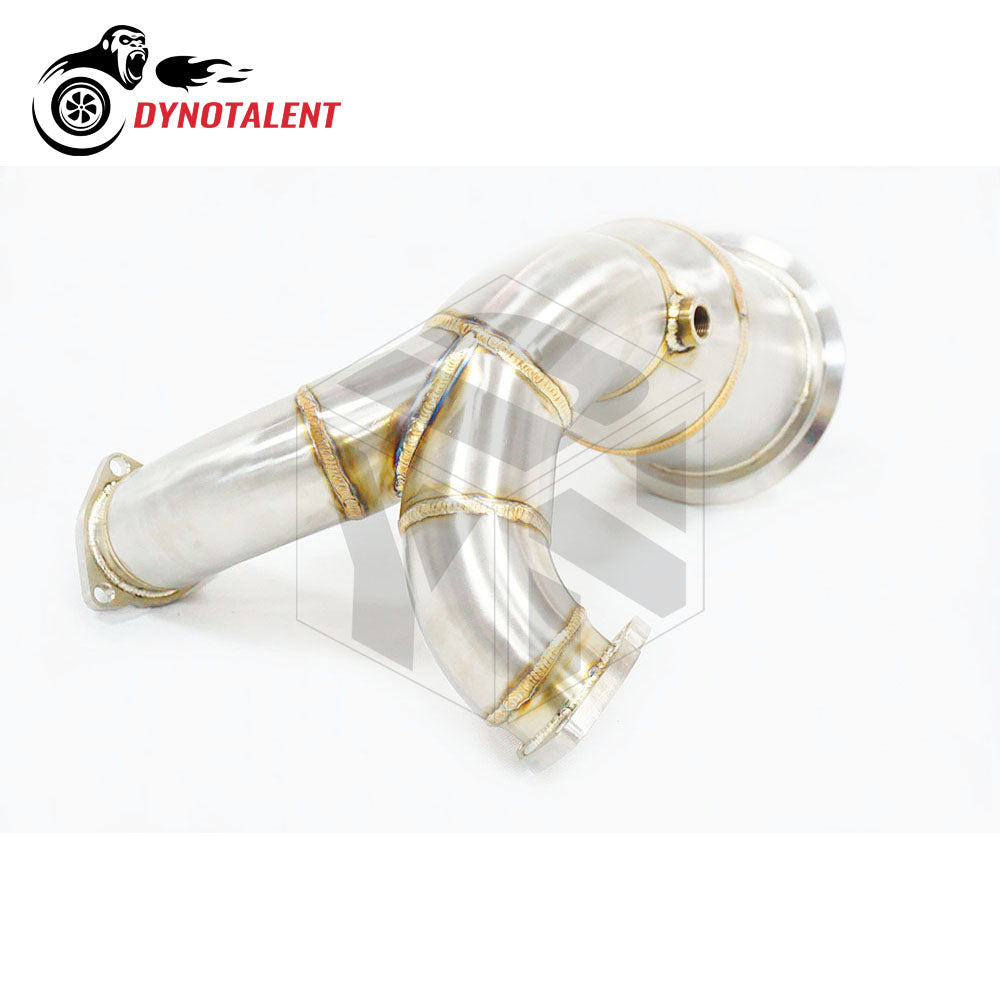 Dynotalent SS304 3.5'' Performance Catless Downpipe For EA839 S4 S5 B9 3.0T 2017+