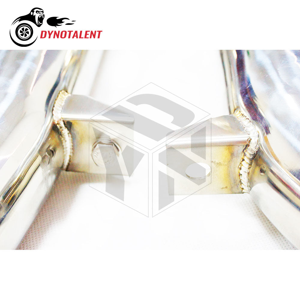 Dynotalent Flow Catless Mid Pipe SS304 High for BENZ W205 AMG C63 C63S 4.4T 2015+