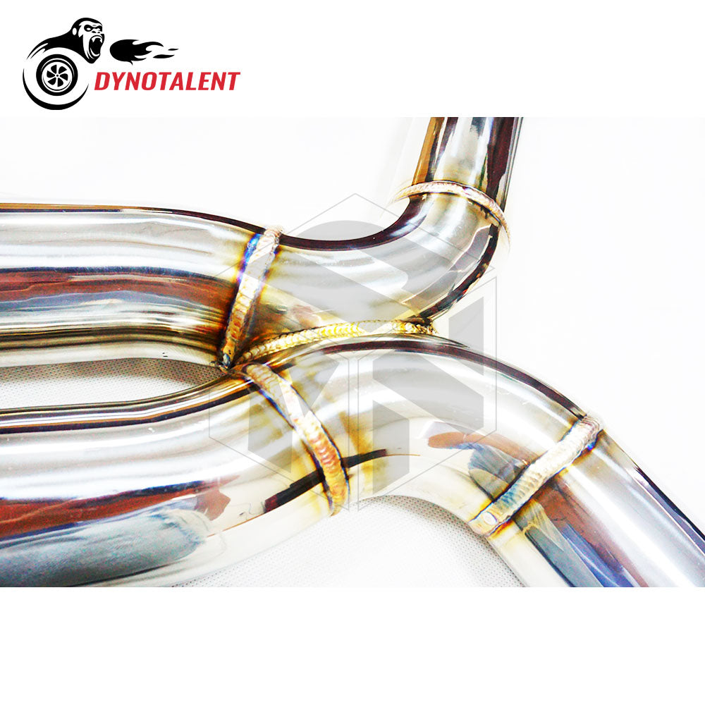 Dynotalent Flow Catless Mid Pipe SS304 High for BENZ W205 AMG C63 C63S 4.4T 2015+