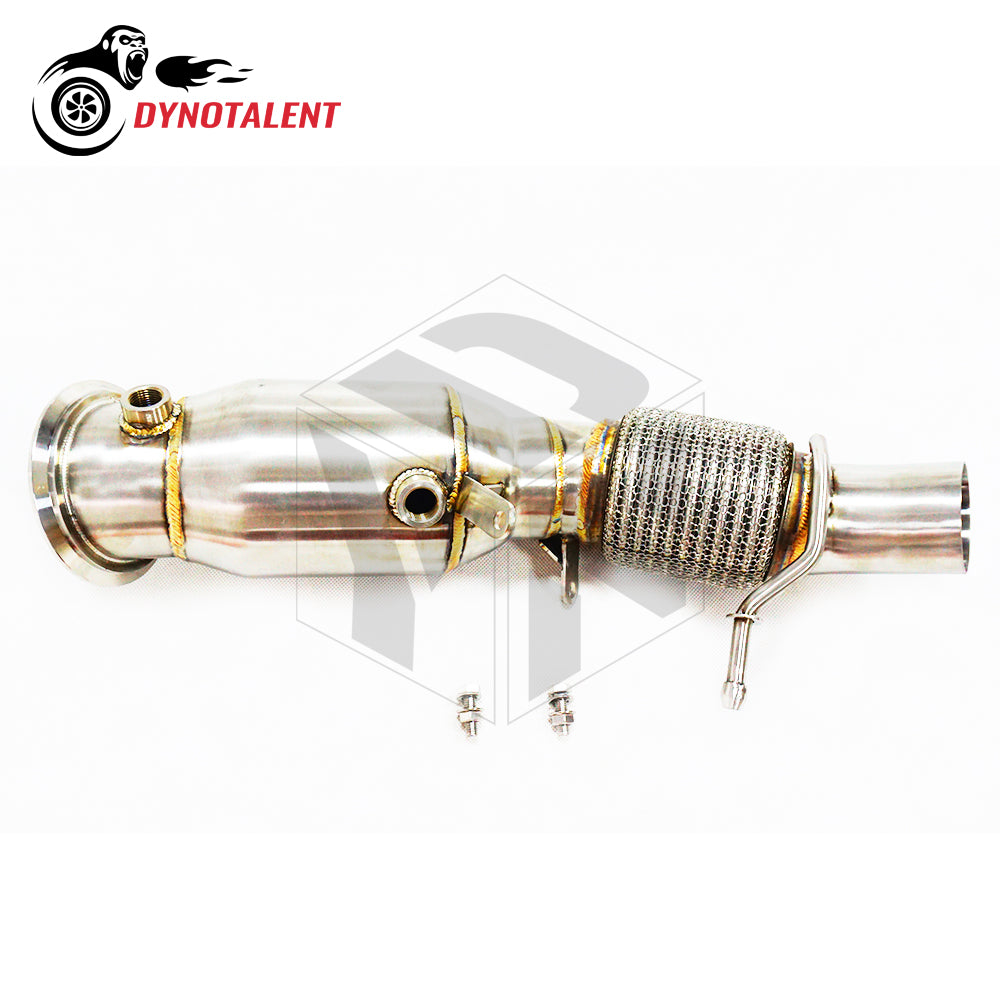 Dynotalent SS304 High Flow 3.5'' Performance Catless Downpipe For N20 F20 F21 F22 120I 128I 320I 328I 428I 2012-2017