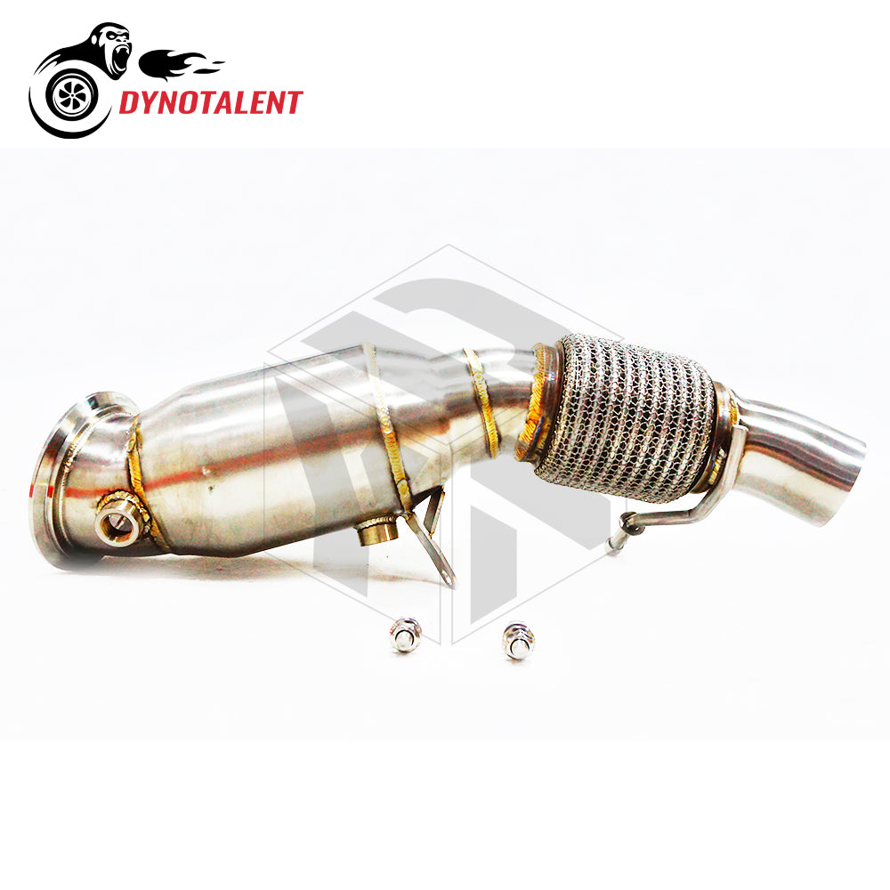 Dynotalent SS304 High Flow 3.5'' Performance Catless Downpipe For N20 F20 F21 F22 120I 128I 320I 328I 428I 2012-2017