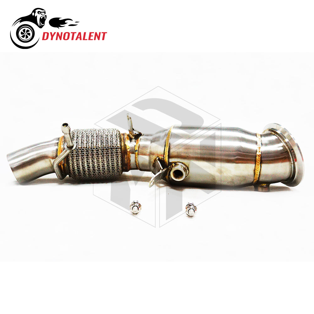 Dynotalent SS304 High Flow 3.5'' Performance Catless Downpipe For N20 F20 F21 F22 120I 128I 320I 328I 428I 2012-2017