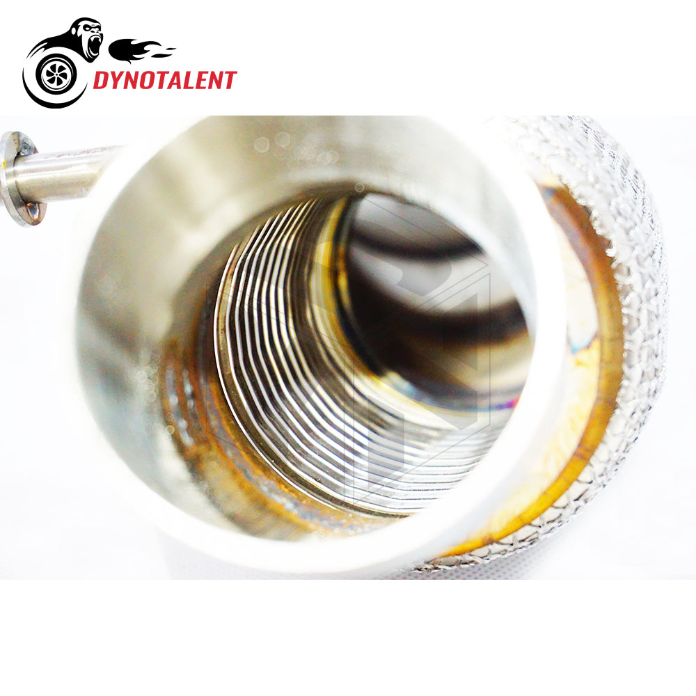 Dynotalent SS304 High Flow 3.5'' Performance Catless Downpipe For N20 F20 F21 F22 120I 128I 320I 328I 428I 2012-2017