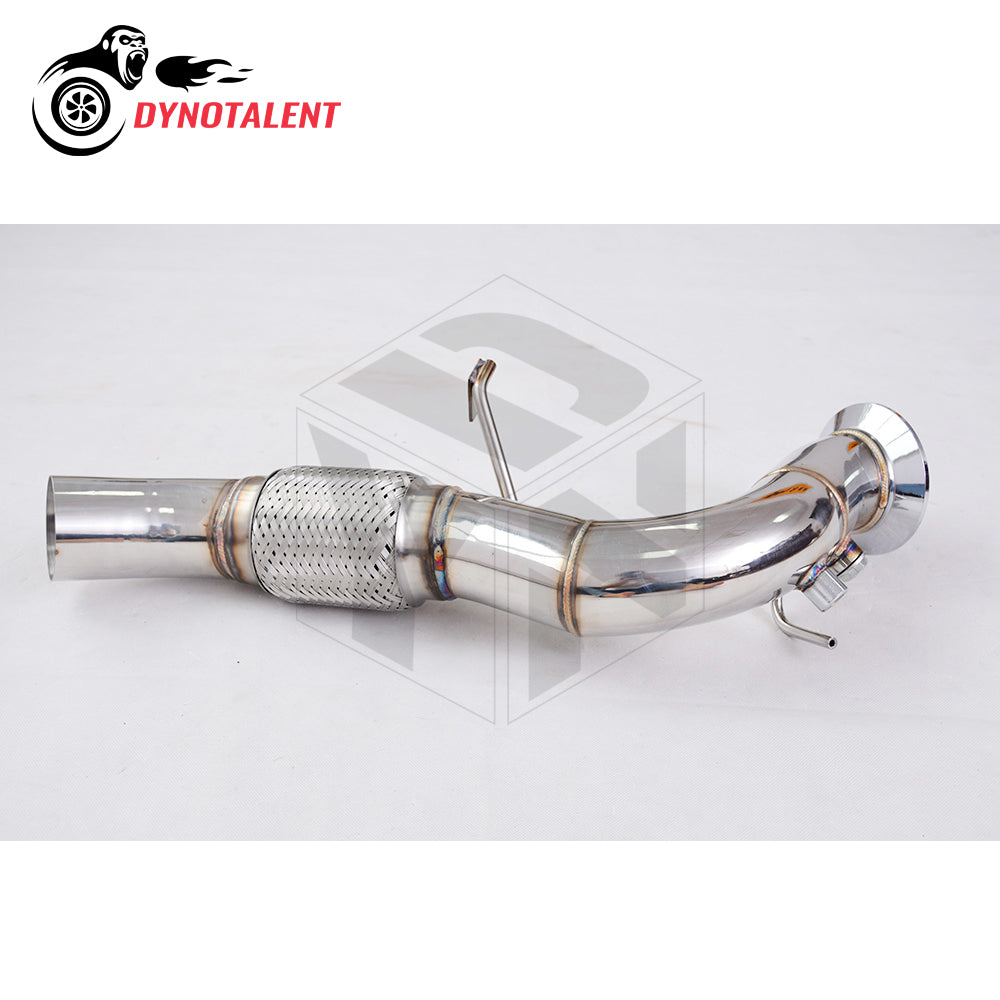 Dynotalent Version A Exhaust Pipe 2.75'' SS304 Downpipe For BMW 535D 335D E90 E91 E92 E60 E61 X3 X5 X6