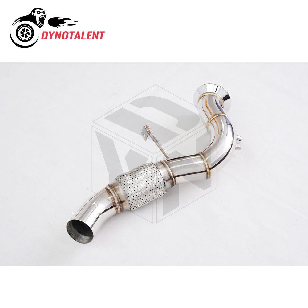 Dynotalent Version A Exhaust Pipe 2.75'' SS304 Downpipe For BMW 535D 335D E90 E91 E92 E60 E61 X3 X5 X6