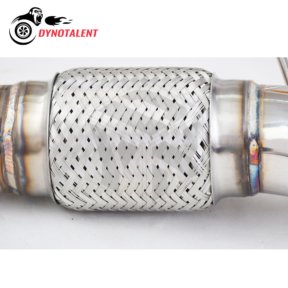 Dynotalent Version A Exhaust Pipe 2.75'' SS304 Downpipe For BMW 535D 335D E90 E91 E92 E60 E61 X3 X5 X6