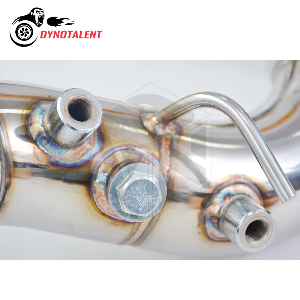 Dynotalent Version A Exhaust Pipe 2.75'' SS304 Downpipe For BMW 535D 335D E90 E91 E92 E60 E61 X3 X5 X6