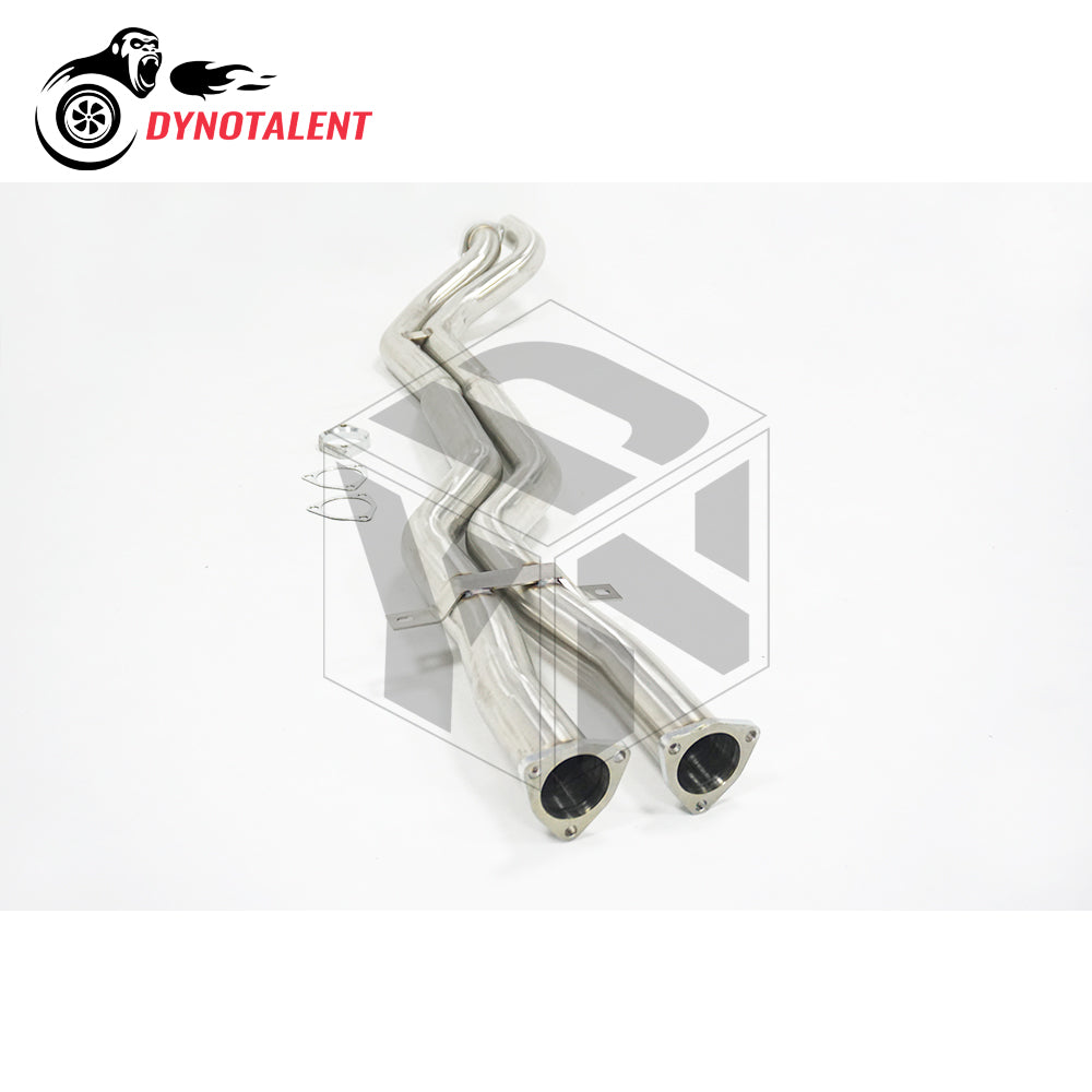 Dynotalent Middle Exhaust Pipes SS304 High Flow Performance BMW E46 M3 2001-2006