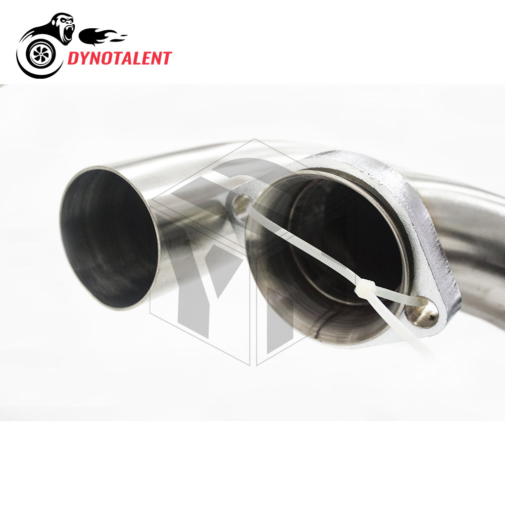 Dynotalent Middle Exhaust Pipes SS304 High Flow Performance BMW E46 M3 2001-2006