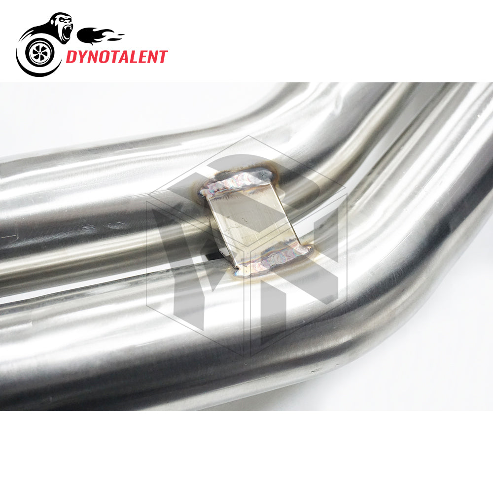 Dynotalent Middle Exhaust Pipes SS304 High Flow Performance BMW E46 M3 2001-2006