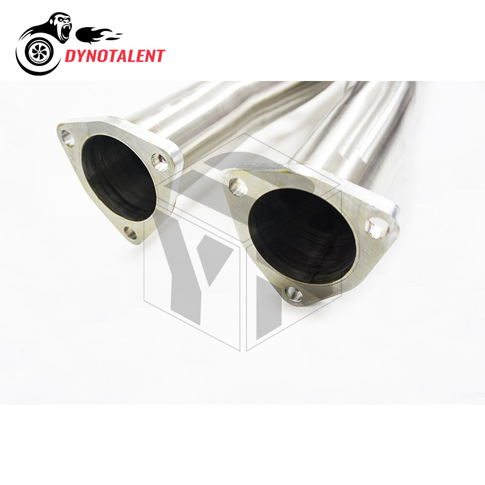 Dynotalent Middle Exhaust Pipes SS304 High Flow Performance BMW E46 M3 2001-2006