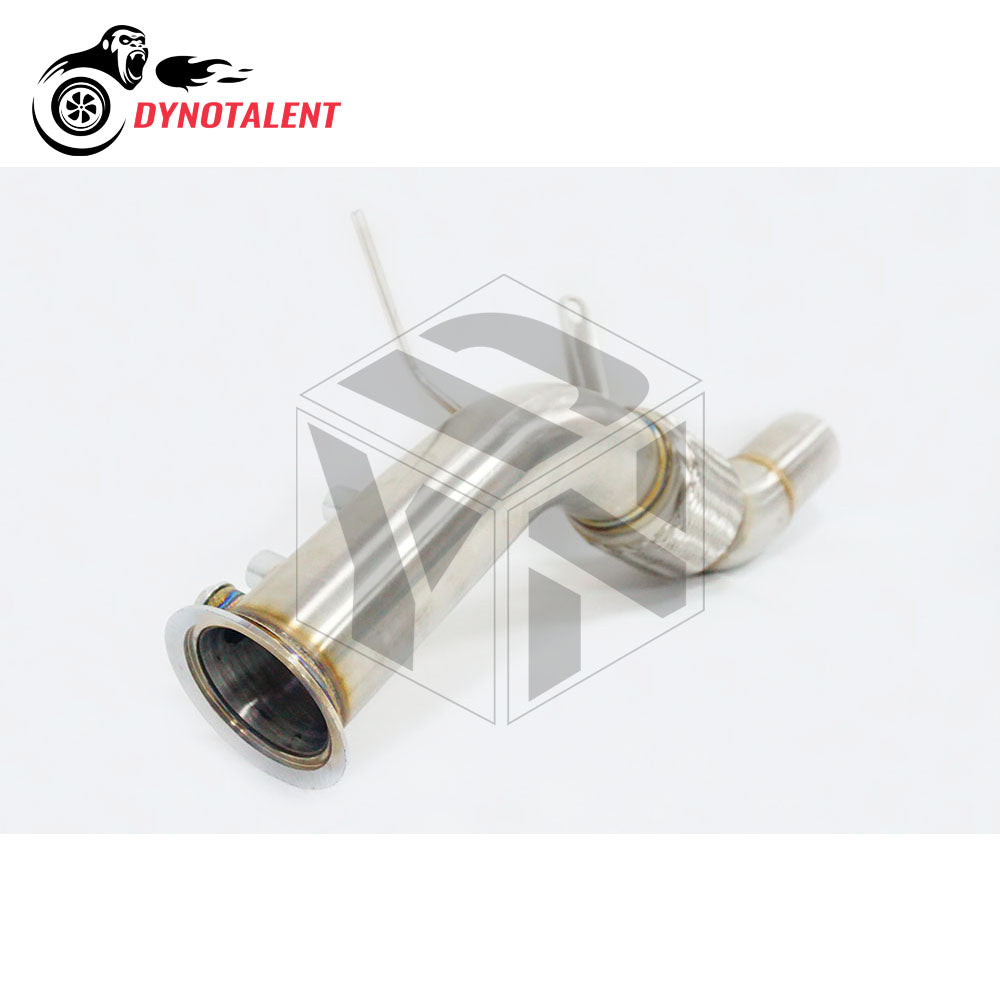 Dynotalent 3.0'' SS304 Downpipe For N57 E90 E91 E92 E93 F01 F02 F07 330d 2007-2013