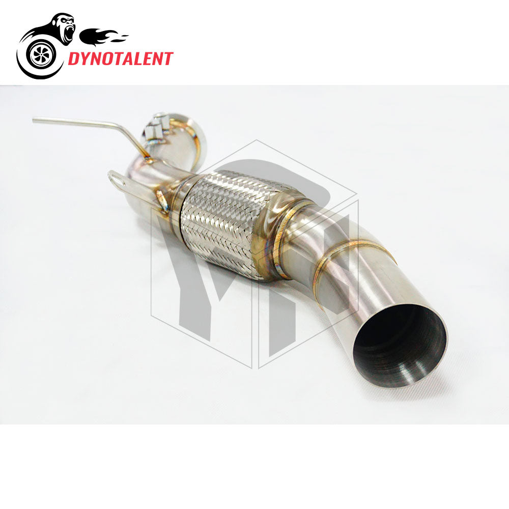 Dynotalent 3.0'' SS304 Downpipe For N57 E90 E91 E92 E93 F01 F02 F07 330d 2007-2013