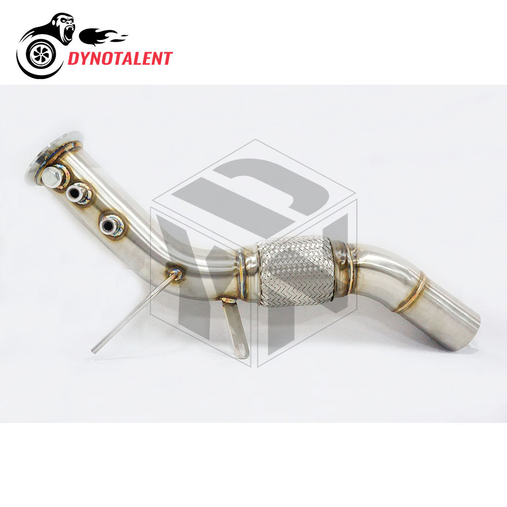 Dynotalent 3.0'' SS304 Downpipe For N57 E90 E91 E92 E93 F01 F02 F07 330d 2007-2013