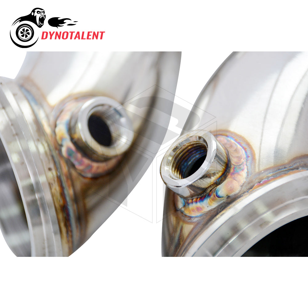 Dynotalent 3.0'' SS304 High Flow Performance Catless Downpipe For BMW N54 E82 E87 E81 E90 E91 92 135I 335I Z4