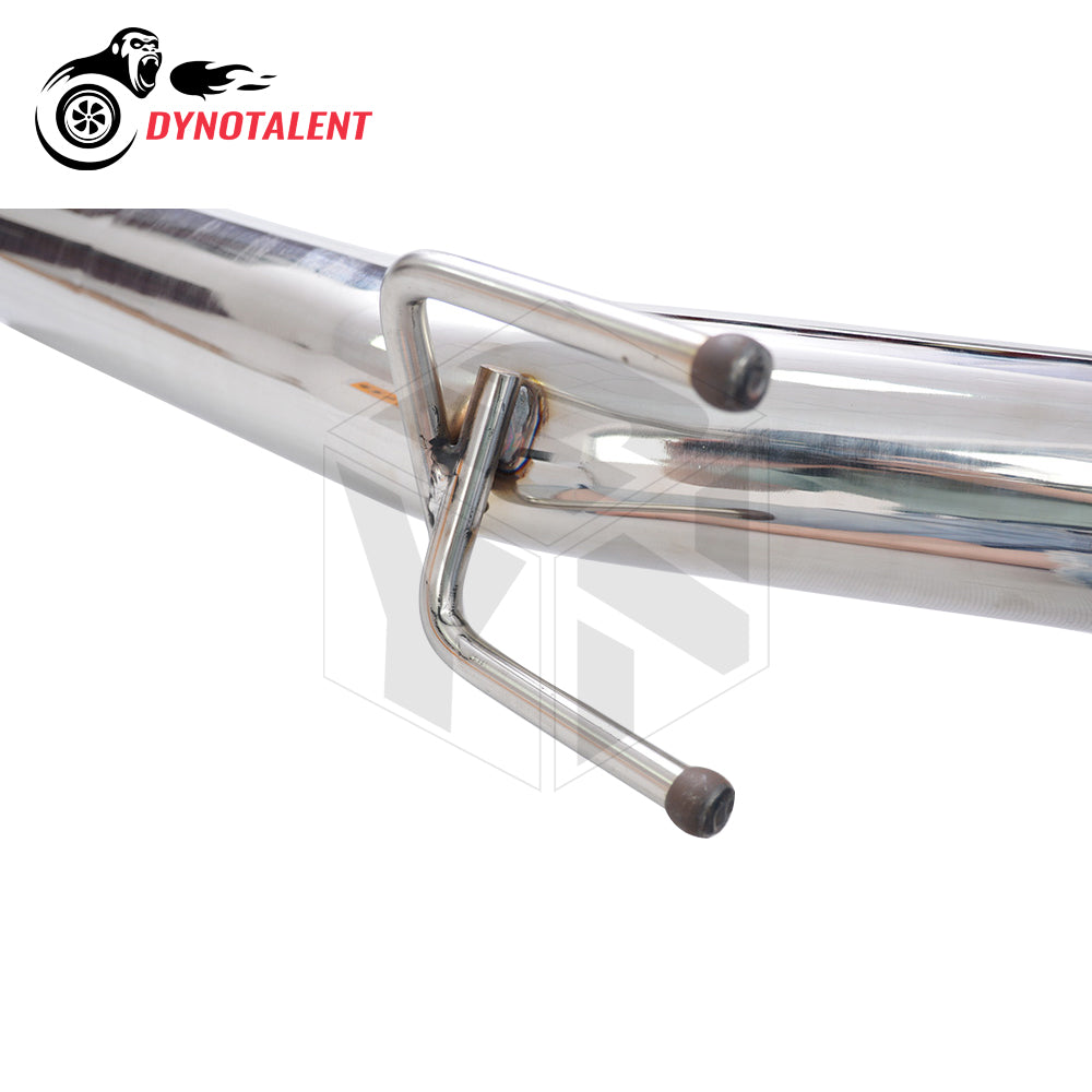 Dynotalent Stainless Steel 304 High Flow 3'' Turbo Catless Exhaust Downpipe VW GOLF mk5 MK6 AUDI A3 2006-2011