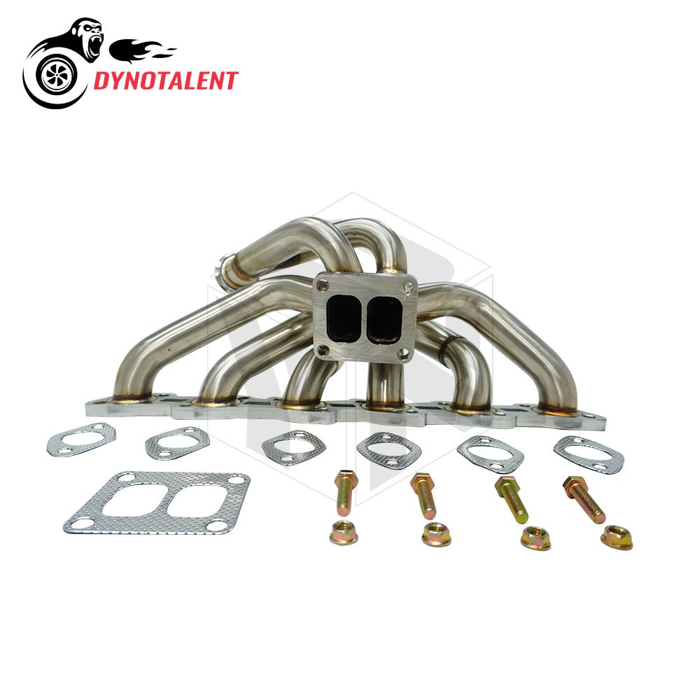 Dynotalent T4 Twin Scroll Top Mount Manifold 89-99 Nissan Skyline 240sx S13 S14 R31 R32 RB20DET RB25DET