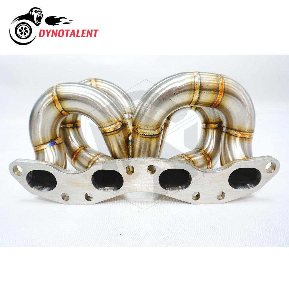 Dynotalent 3mm Tube thick SS304 T3 Flange Steam pipe Top mount manifold for Nissan 240SX S13 S14 SR20det SR20