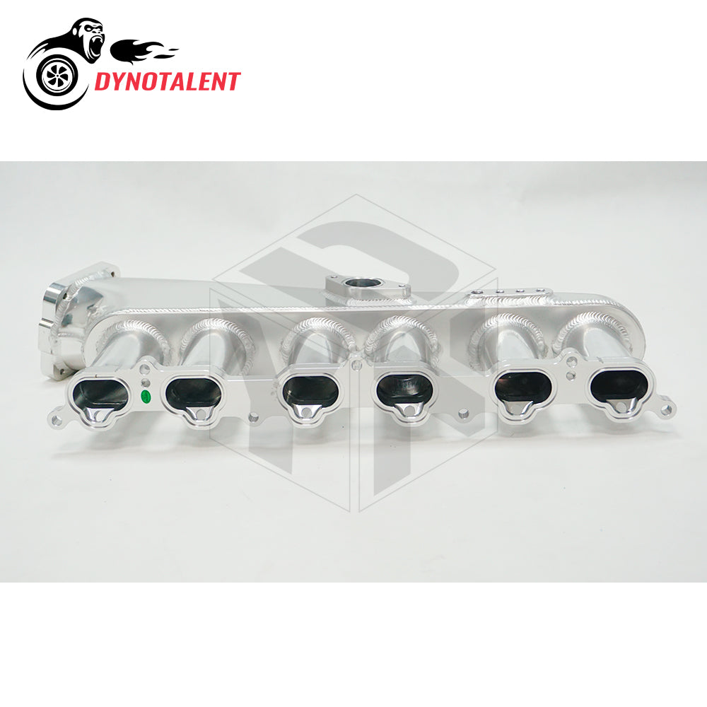 Dynotalent 90mm Billet intake manifold throttle body with 6 injector for Toyota supra Toyota 1JZ