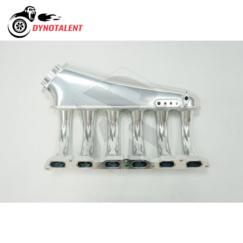 Dynotalent 90mm Billet Intake Manifold front Facing with fuel rail kit set BMW N52 engine