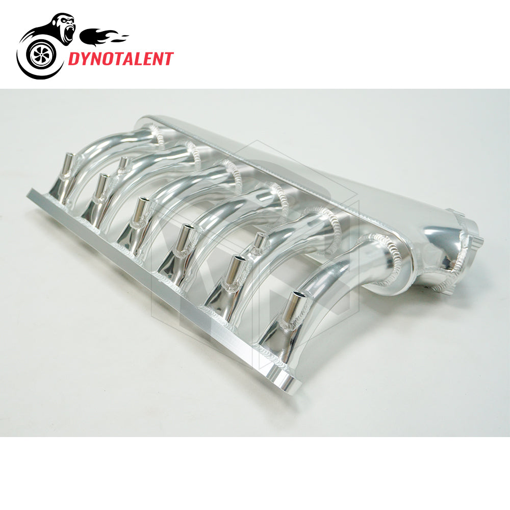 Dynotalent 90mm Billet Intake Manifold front Facing with fuel rail kit set BMW N52 engine