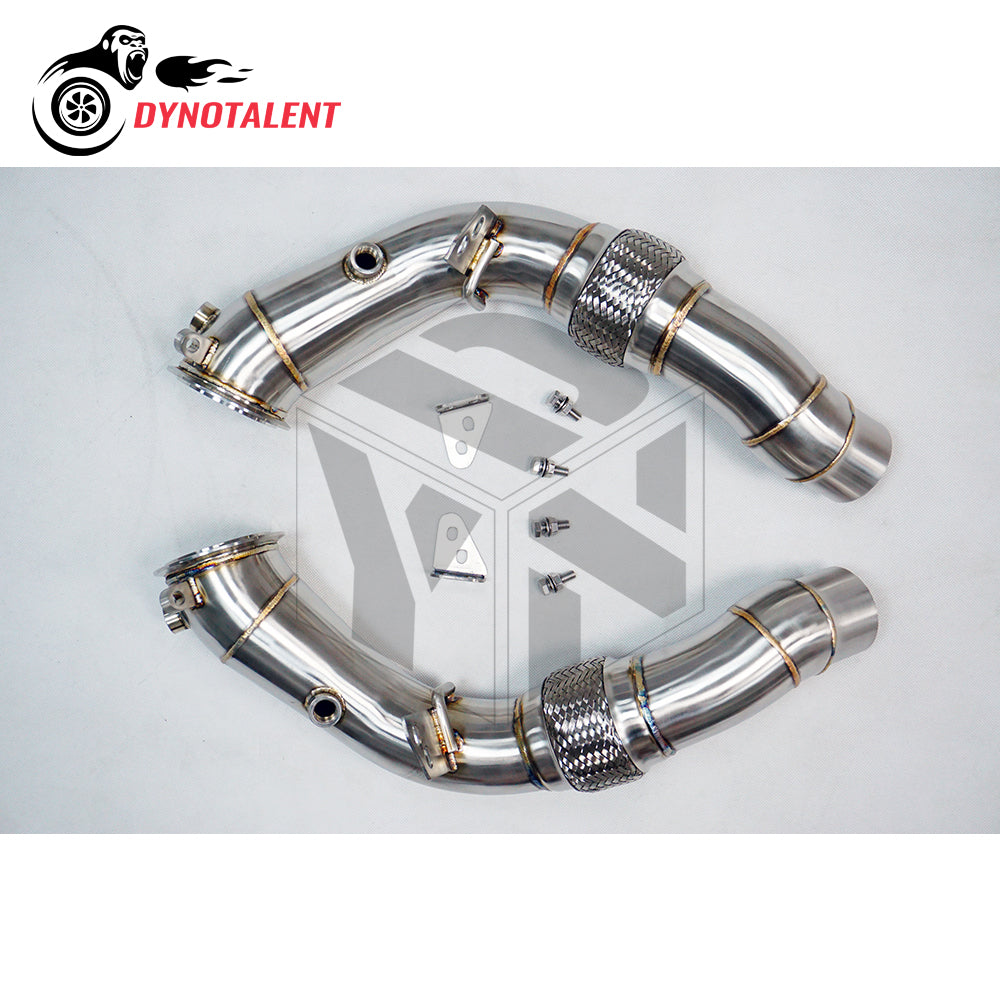Dynotalent SS304 3.0'' DOWNPIPE FOR BMW F10 M5 F12 F13 M6