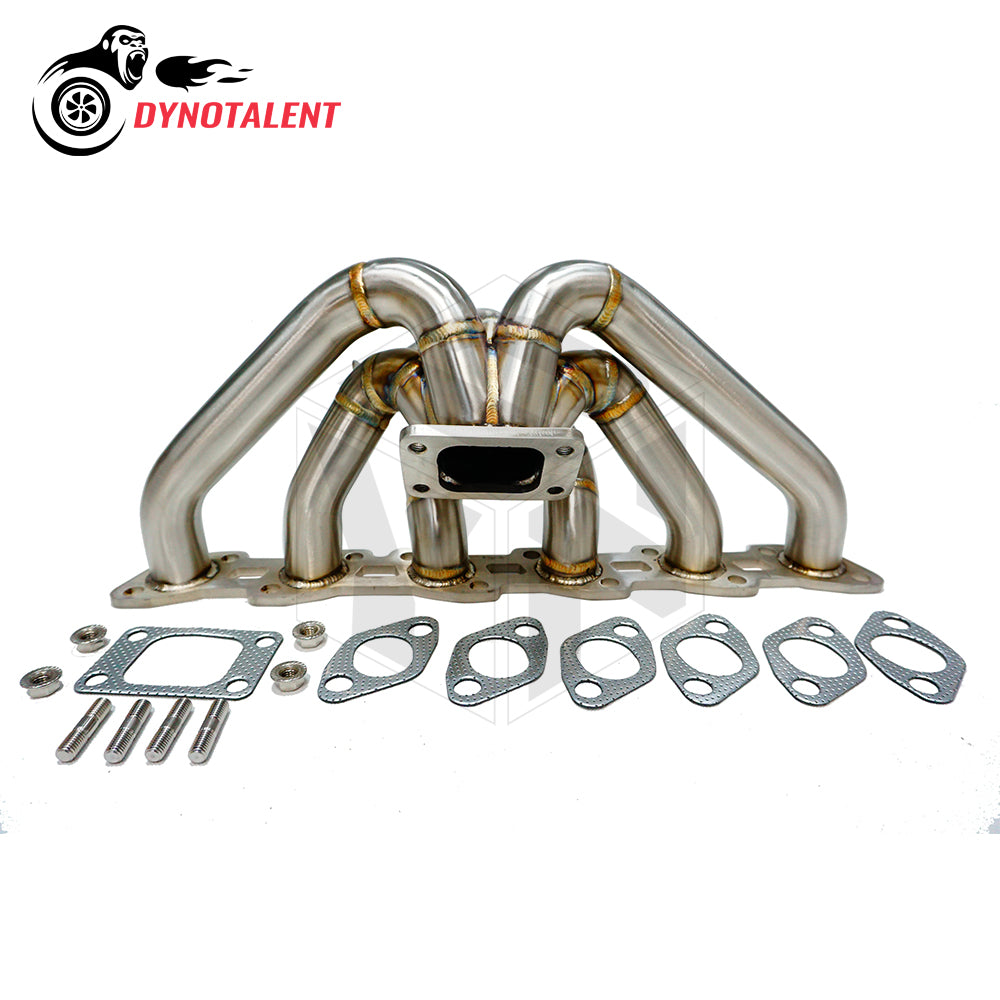 Dynotalent T4 TWIN SCROLL Turbo Manifold Stainless Steel 304 for Nissan Skyline S13 S14 RB20 RB25 240sx 1989-1999